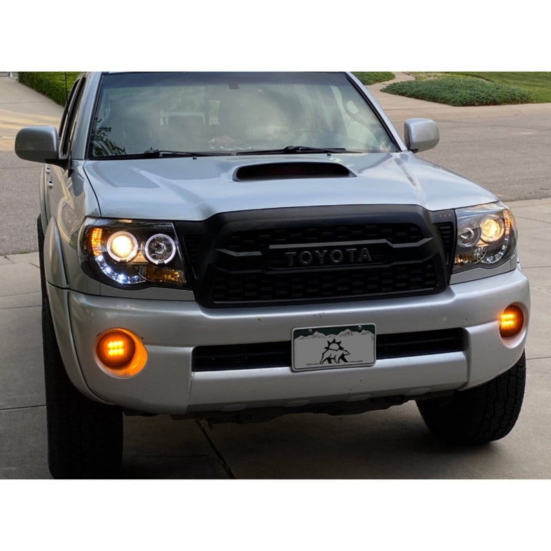 2005-2011 Toyota Tacoma LED Fog Light Pod Replacement Kit with Brackets - Aspire Auto Accessories