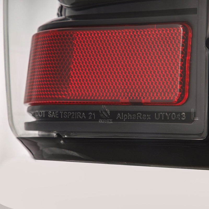 2007-2013 Toyota Tundra LUXX-Series LED Tail Lights Black - Aspire Auto Accessories