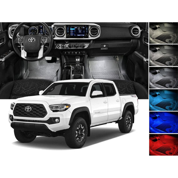 2016-2023 Toyota Tacoma VLEDS New Switched LED Footwell Kit Dual Output (Front) - Aspire Auto Accessories