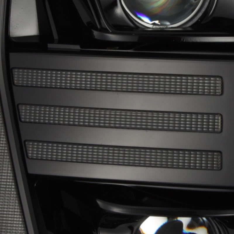 21-22 Ford F150 PRO-Series Projector Headlights Alpha-Black - Aspire Auto Accessories
