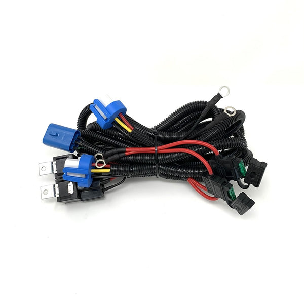 9004 HB1 Heavy Duty Headlight Wiring Harness with Relays Upgrade - Aspire Auto Accessories
