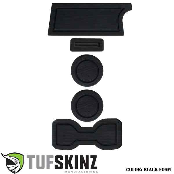 FOAM Cup Holder Inserts(Without QI Charger/Manual) Inserts Fits 2016-2022 Toyota Tacoma - Aspire Auto Accessories