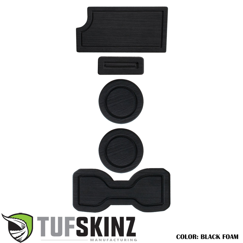 FOAM Cup Holder Inserts(Include QI Insert/Manual) Inserts Fits 2016-2022 Toyota Tacoma - Aspire Auto Accessories