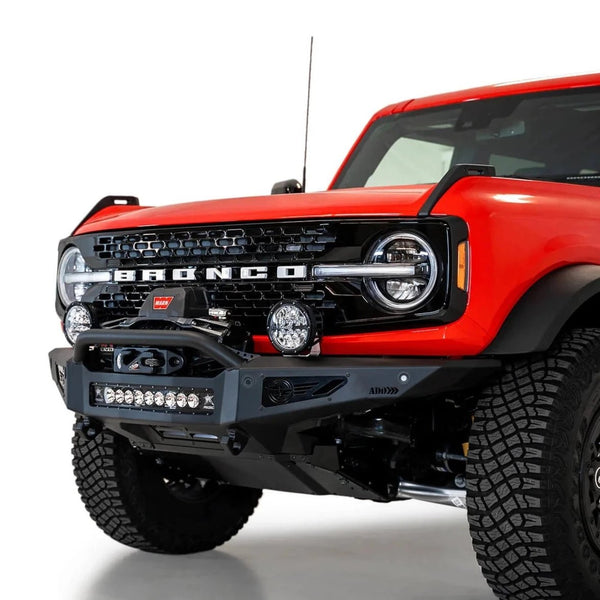 Addictive Desert Designs Rock Fighter Winch Front Bumper (2021-2023 Ford Bronco) - Aspire Auto Accessories