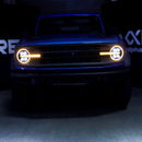21-23 Ford Bronco / 22-23 Bronco Raptor NOVA-Series LED Projector Headlights Black - Aspire Auto Accessories