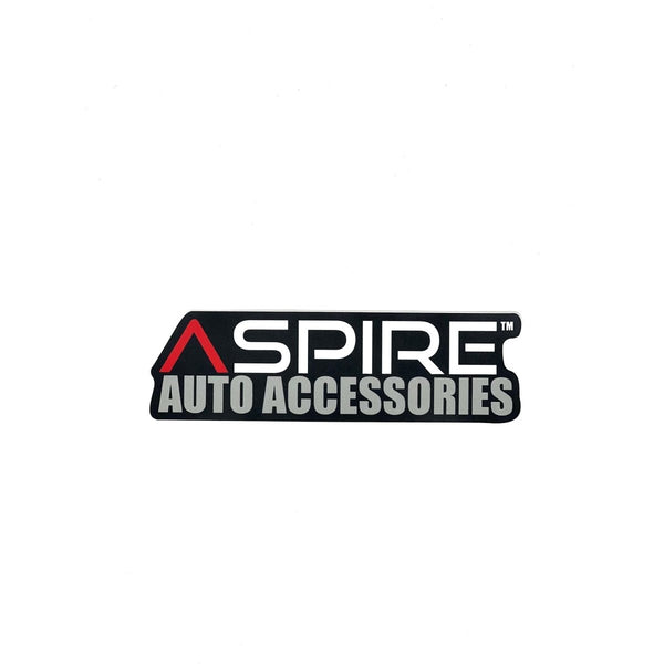 Aspire Auto Accessories Black Sticker - Aspire Auto Accessories