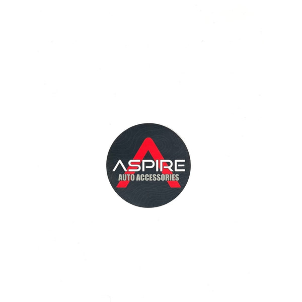 Aspire Auto Accessories Black Topography Sticker - Aspire Auto Accessories