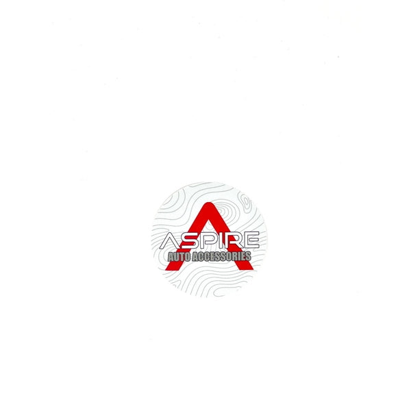 Aspire Auto Accessories White Topography Sticker - Aspire Auto Accessories