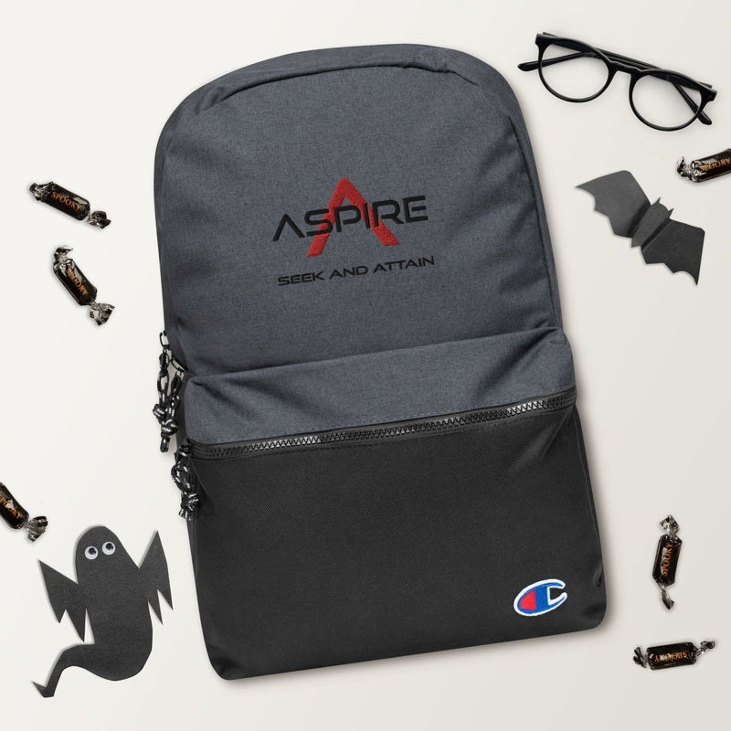Aspire Embroidered Champion Backpack - Aspire Auto Accessories