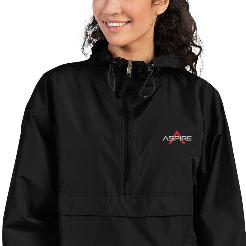 Aspire Embroidered Champion Packable Jacket - Aspire Auto Accessories