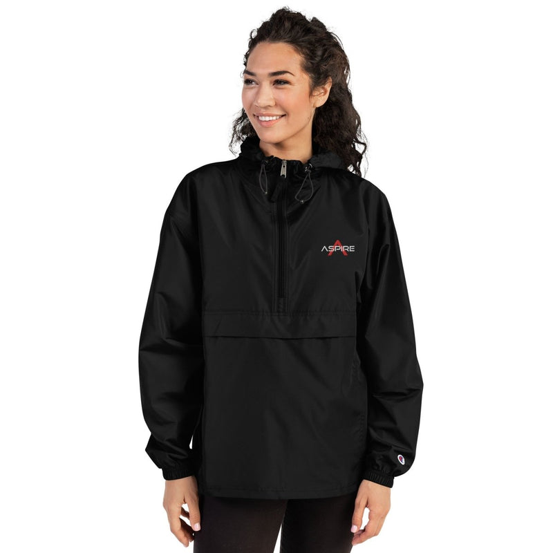 Aspire Embroidered Champion Packable Jacket - Aspire Auto Accessories