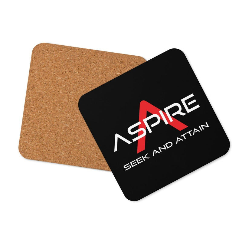 Aspire Seek and Attain Cork-back coaster - Aspire Auto Accessories
