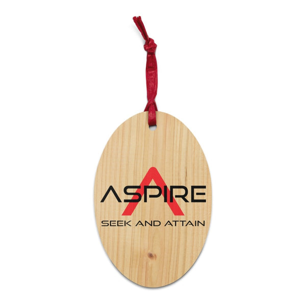 Aspire Seek and Attain Wooden Ornament - Aspire Auto Accessories