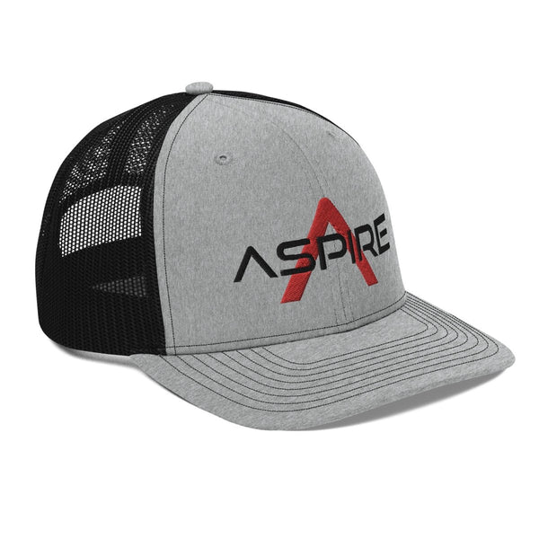 Aspire Trucker Cap - Heather Grey / Black - Aspire Auto Accessories