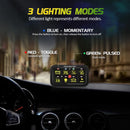 Auxbeam RGB 8 Gang Switch Control Panel with Bluetooth Control - Aspire Auto Accessories