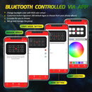 Auxbeam RGB 8 Gang Switch Control Panel with Bluetooth Control - Aspire Auto Accessories