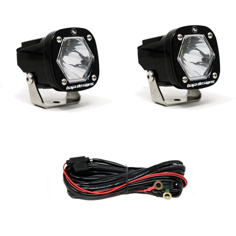 Baja Designs S1 Black LED Auxiliary Light Pod Pair - Universal - Aspire Auto Accessories