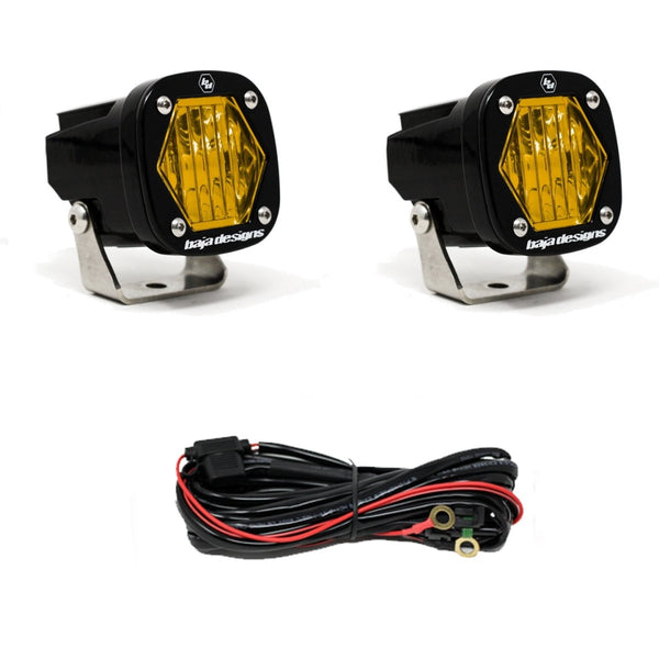 Baja Designs S1 Black LED Auxiliary Light Pod Pair - Universal - Aspire Auto Accessories