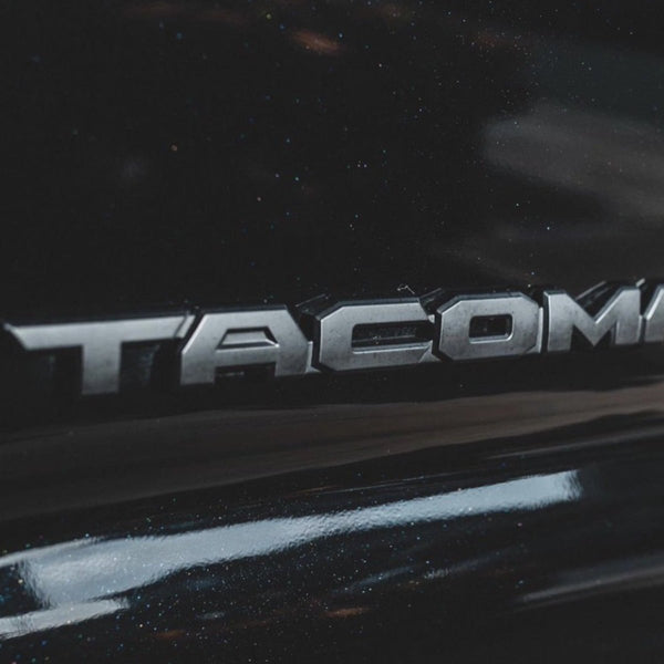 Black Tacoma Emblem Overlays (2016-2023) - Aspire Auto Accessories