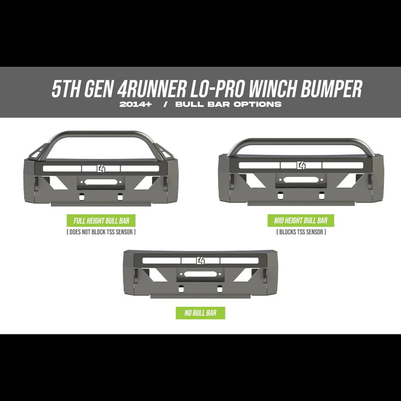 C4 Fabrication LO PRO Winch Bumper For (2014-2023 Toyota 4Runner) - Aspire Auto Accessories