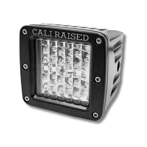 Cali Raised LED 3X2 18W Amber LED Pod - Aspire Auto Accessories