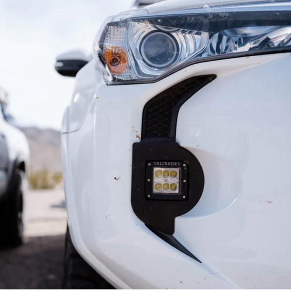 replacing fog lights with led pods Cali Raised LED Fog Light Pod Replacement Kit for 4Runner (2014-2024)