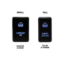 Cali Raised 52" Curved LED Light Bar Kit For Tacoma (2005-2023) - Aspire Auto Accessories