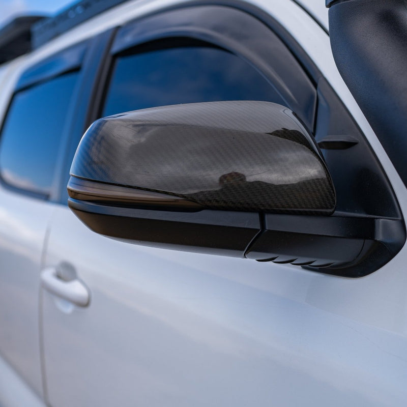 Carbon Fiber Mirror Caps for 2016-2023 Toyota Tacoma - Aspire Auto Accessories