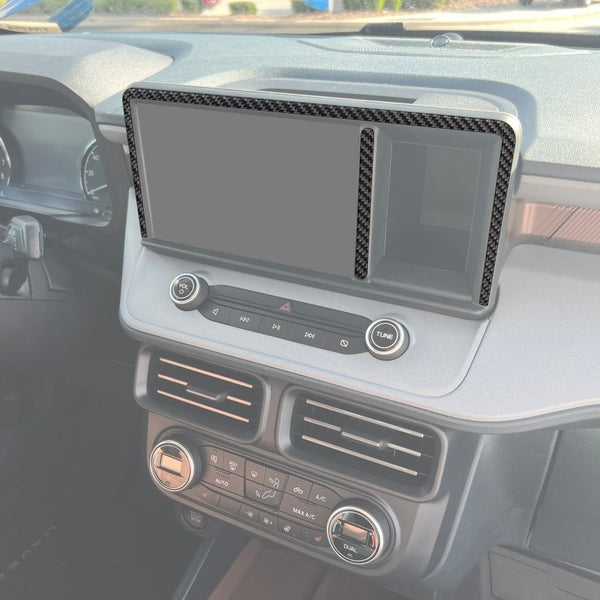 Center Display Screen Accent Trim Fits 2022-2022 Ford Maverick - Aspire Auto Accessories
