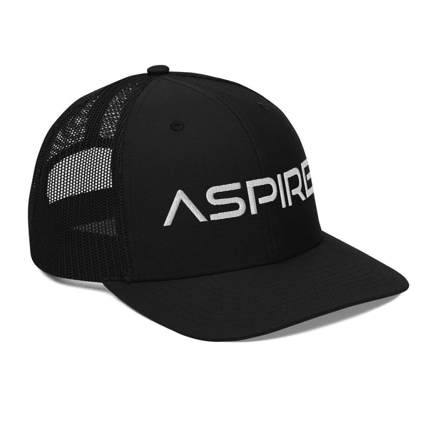 Classic Aspire Trucker Cap - Black - Aspire Auto Accessories
