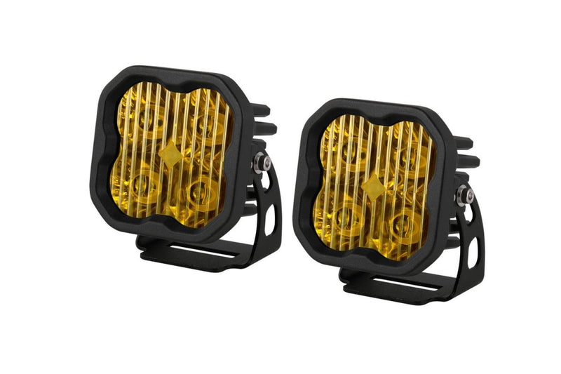 Diode Dynamics Stage Series 3" SAE Yellow Sport LED Pod (pair) - Aspire Auto Accessories