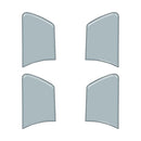 Tufskinz Door Handle Inserts (Double Cab) for  Tacoma (2016-2023) - Aspire Auto Accessories