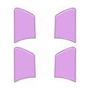 Tufskinz Door Handle Inserts (Double Cab) for  Tacoma (2016-2023) - Aspire Auto Accessories