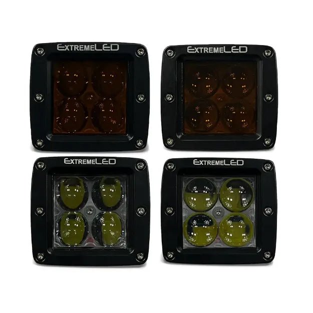 Stealth Spot and Flood Extreme Series 3" Light Pod (All Options) - Aspire Auto Accessories