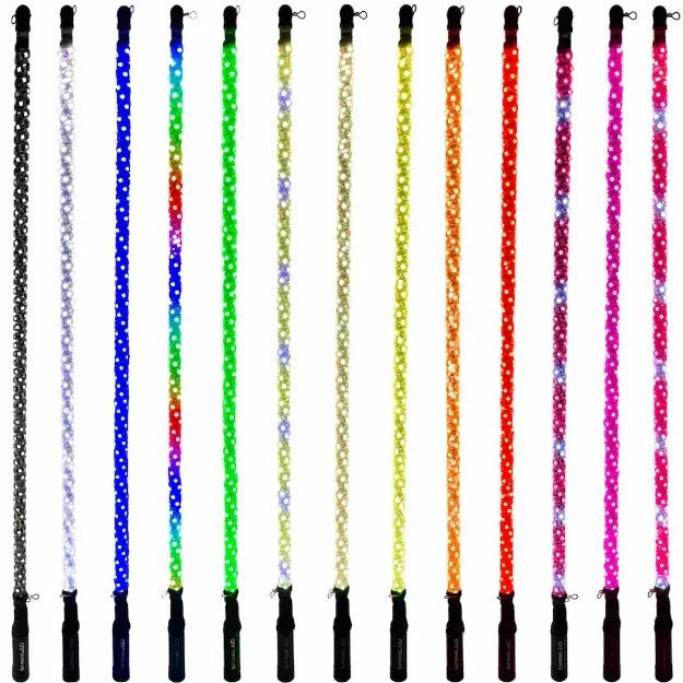 Extreme LED RGB Whip Light (Set of 2) - Aspire Auto Accessories
