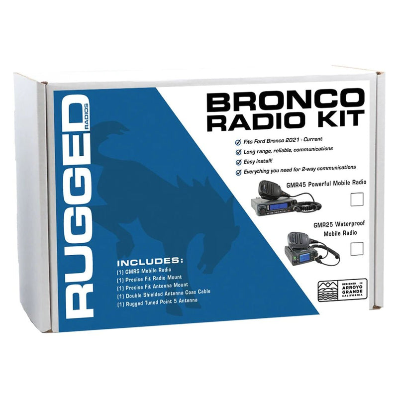 Ford Bronco Two-Way GMRS Mobile Radio Kit - Aspire Auto Accessories