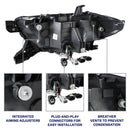 Form Lighting Sequential LED Projector Headlights; Black Housing; Clear Lens - Aspire Auto Accessories
