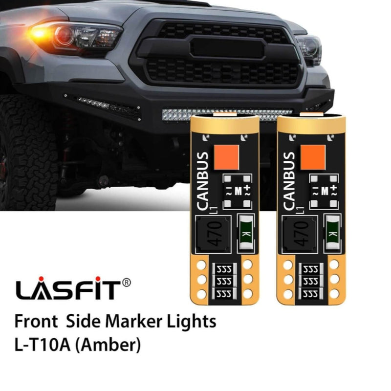 Front Side Marker LED Lights for 2005-2023 Toyota Tacoma - Aspire Auto Accessories