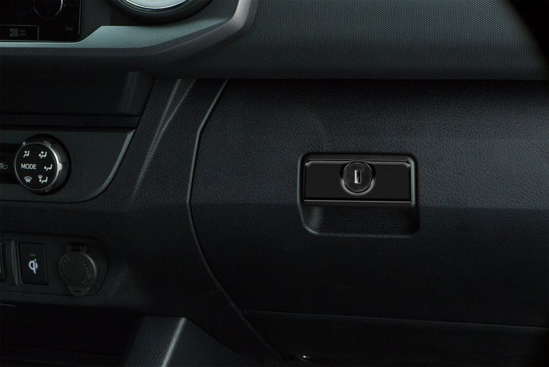 Glove Box Handle Accent Trim Fits 2016-2021 Toyota Tacoma - Aspire Auto Accessories