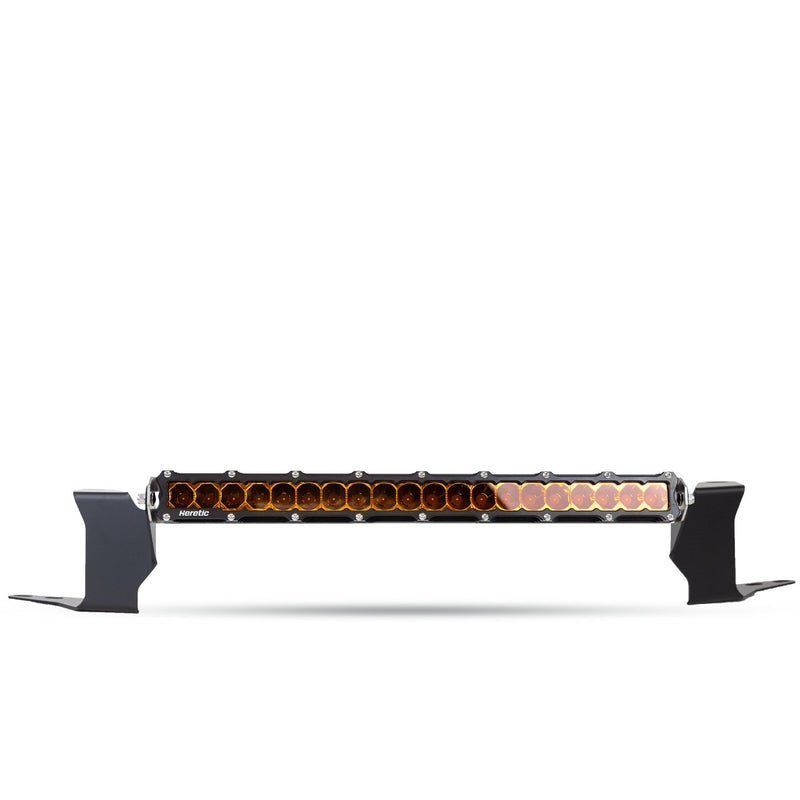Heretic 20" LED Bumper Light Bar - Amber Lens for 2022-2023 Toyota Tundra - Aspire Auto Accessories