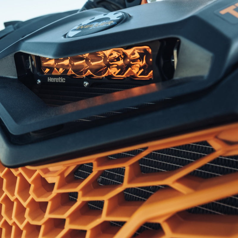 Heretic 6" Amber LED Light Bar - Aspire Auto Accessories