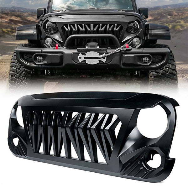 Jeep Grille for 2007-2018 Jeep Wrangler JK - Aspire Auto Accessories
