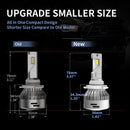 LA Plus Series 9005 HB3 LED bulbs 60W 6000LM 6000K Amplified Flux Beam | 2 Bulbs - Aspire Auto Accessories