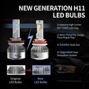 LA Plus Series H8 H11 H16 LED Fog Light 60W 6000LM 6000K Amplified Flux Beam | 2 Bulbs - Aspire Auto Accessories