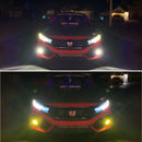 LD Plus Switchback H8 H11 H16 LED Fog Light Bulbs Flip Chip 60W 2 Modes | 2 Bulbs - Aspire Auto Accessories