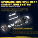 LD Plus Switchback H8 H11 H16 LED Fog Light Bulbs Flip Chip 60W 2 Modes | 2 Bulbs - Aspire Auto Accessories