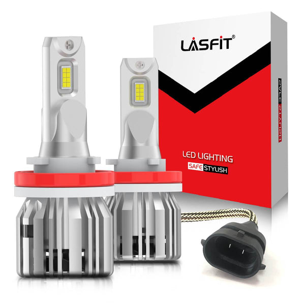 LC Plus H8 H11 H16 LED Fog Light 50W 5000LM 6000K White | 2 Bulbs - Aspire Auto Accessories