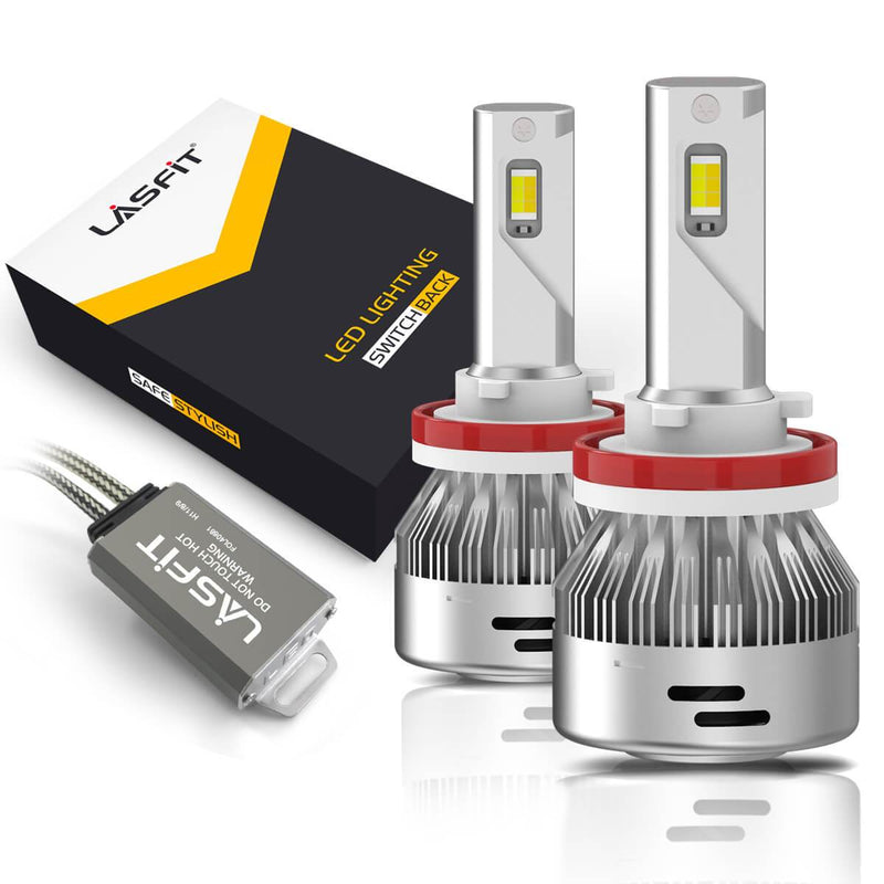 LD Plus Switchback H8 H11 H16 LED Fog Light Bulbs Flip Chip 60W 2 Modes | 2 Bulbs - Aspire Auto Accessories