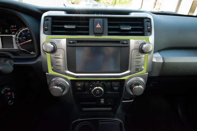 Outer Radio Display Accent Trim Fits 2014-2023 Toyota 4Runner - Aspire Auto Accessories