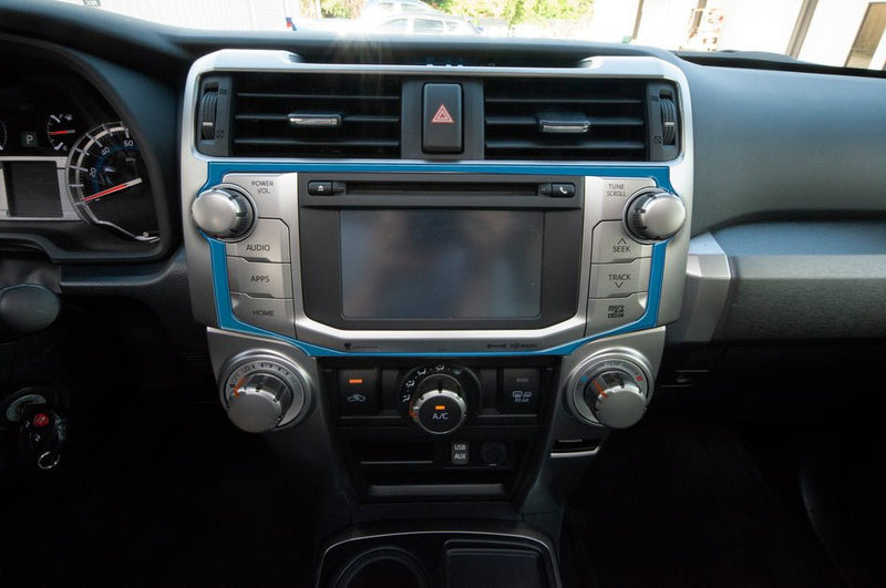 Outer Radio Display Accent Trim Fits 2014-2023 Toyota 4Runner - Aspire Auto Accessories